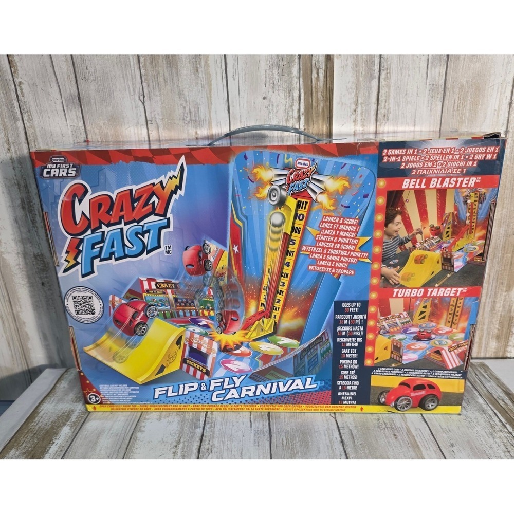 Little Tikes My First Cars Crazy Fast Flip Fly Carnival‎ Playset